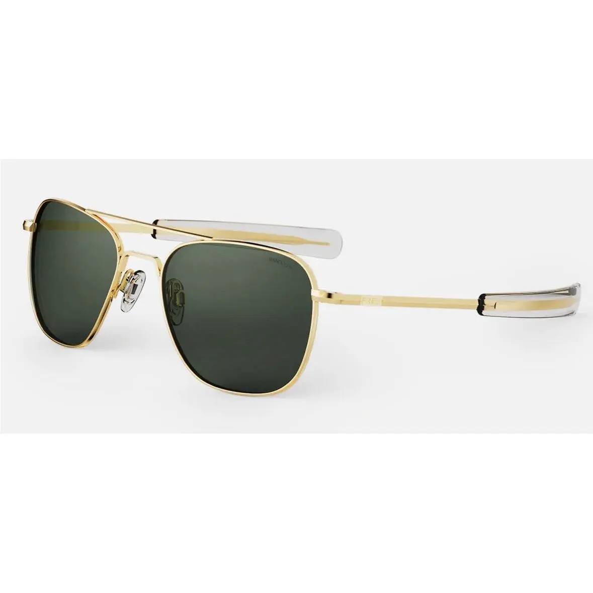 Randolph Aviator 23k Gold Agx 55mm Polarized Sunglasses