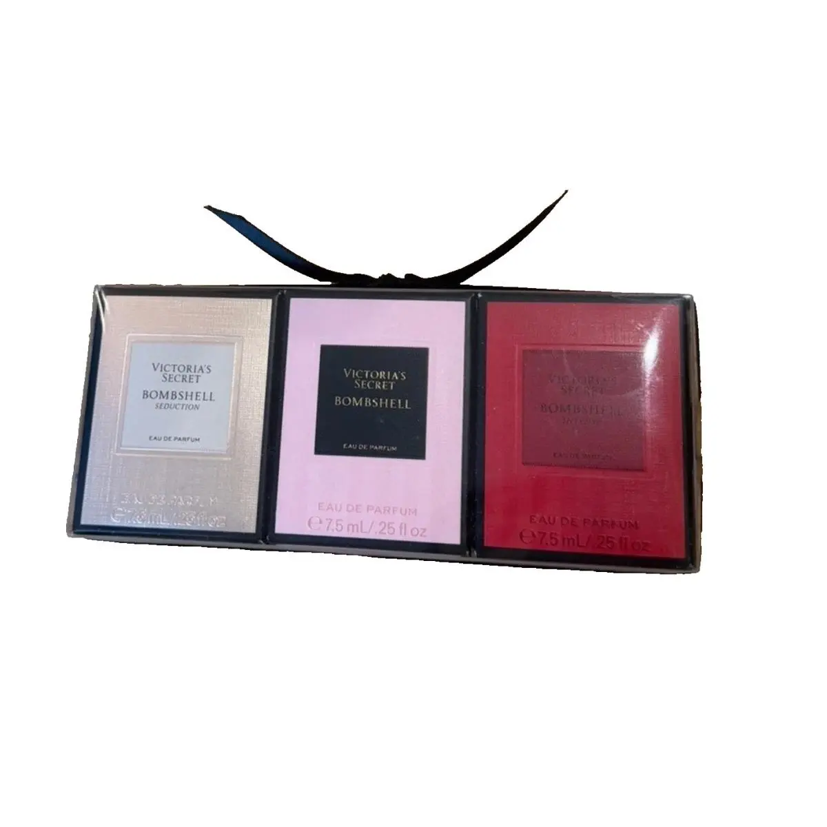 Victoria`s Secret Bombshell 3pc .25 Fl.oz ea Travel Set Eau de Parfum by Victoria's Secret