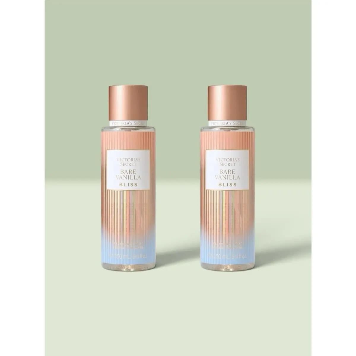 Victoria`s Secret Bare Vanilla Bliss Fragrance Mist 8.4 Fl.oz. Lot of 2 by Victoria's Secret