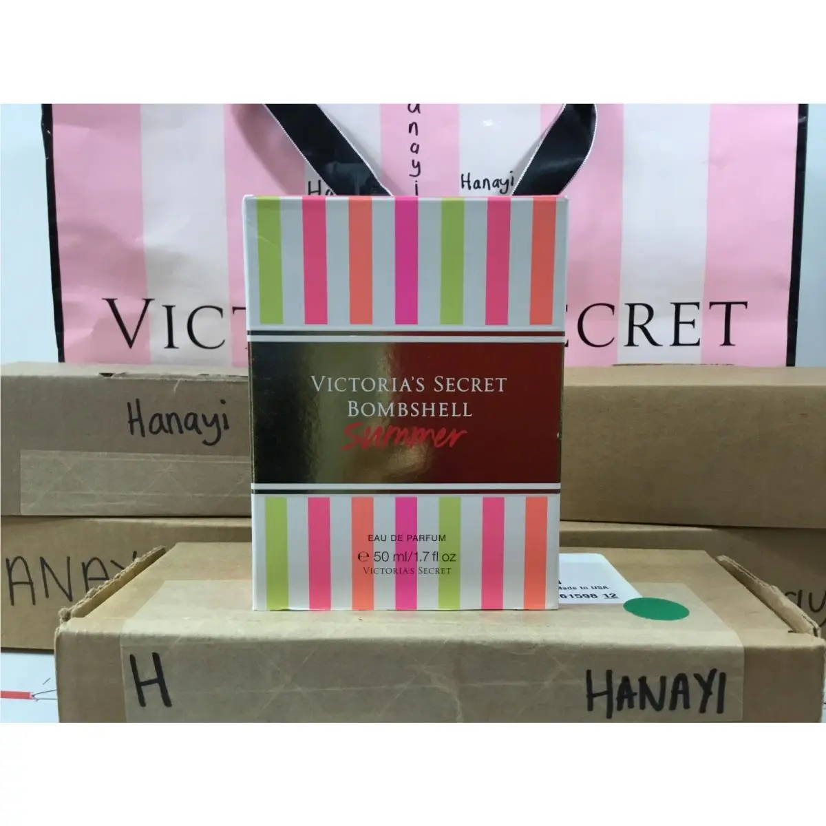 Victoria`s Secret Bombshell Summer Eau DE Parfum Edp 1.7 OZ Vintage