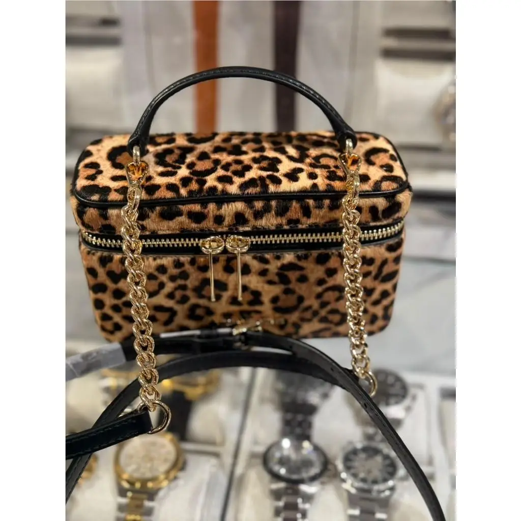 Vivi Small Handbag Purse Vanity Adjustable Crossbody Bag Shoulder Camel Multi by Michael Kors