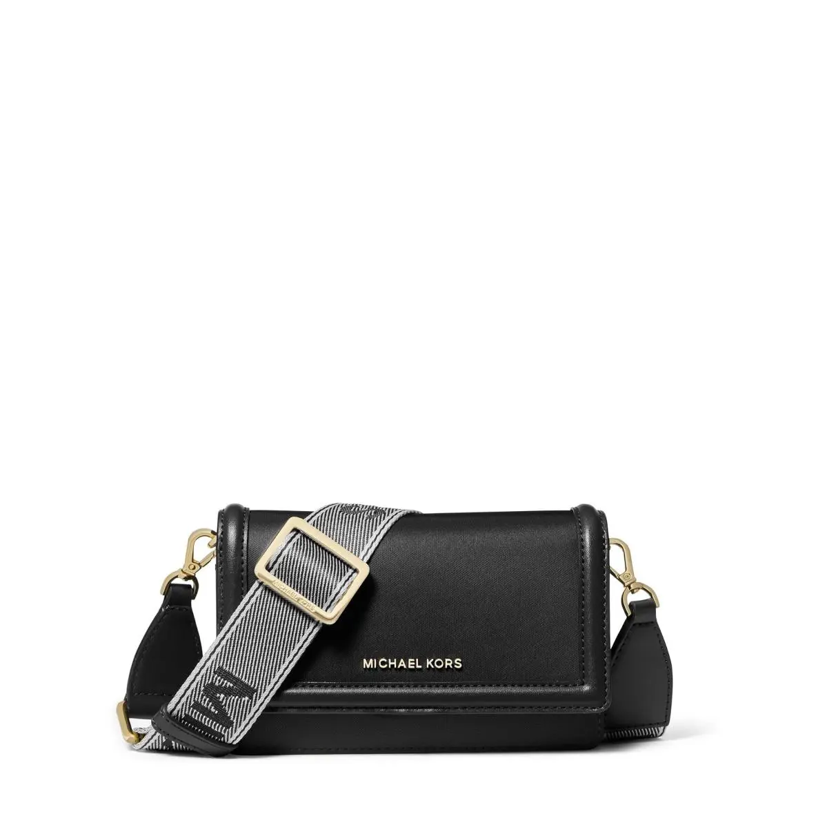 Women`s Handbags Michael  Jet Set Small Phone Web Strap Crossbody by Michael Kors
