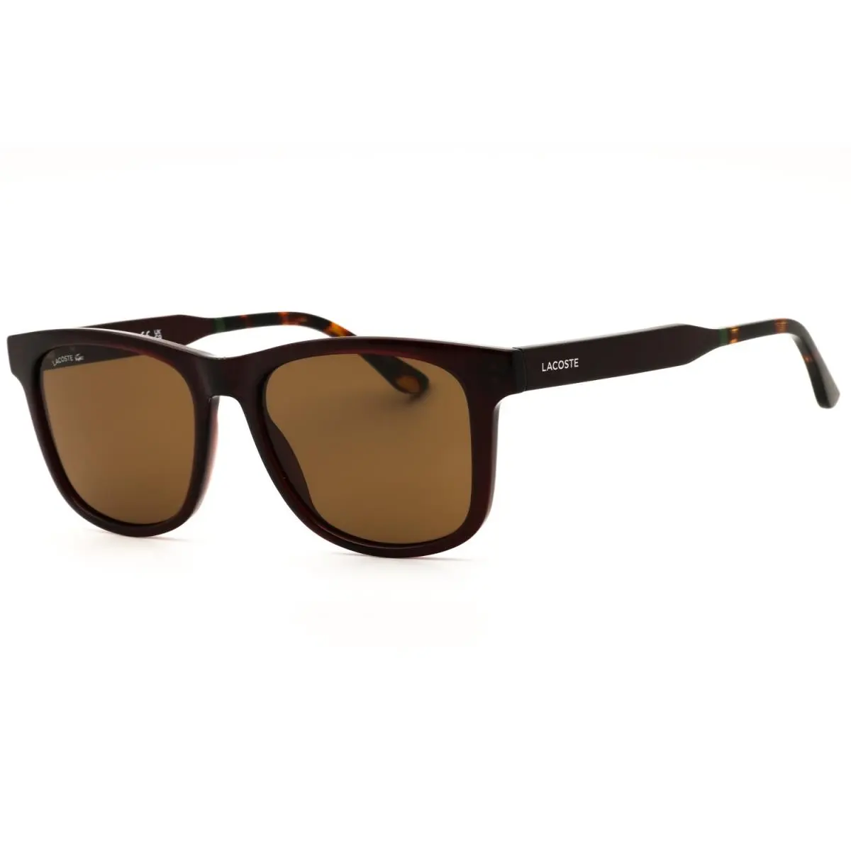 L6060S 210 Sunglasses Transparent Brown Frame Brown Lenses 54mm by Lacoste