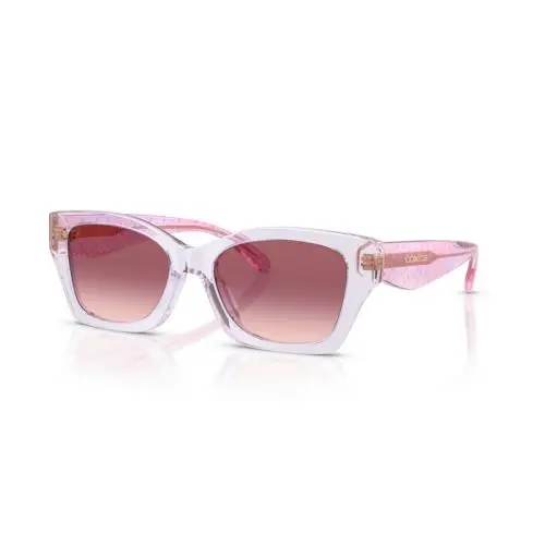 Women`s 54mm Transparent Iris Sunglasses HC8451U-59367W-54 by Coach