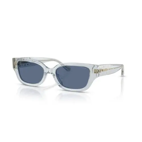 Women`s 53mm Transparent Light Blue Sunglasses HC8439U-590480-53 by Coach