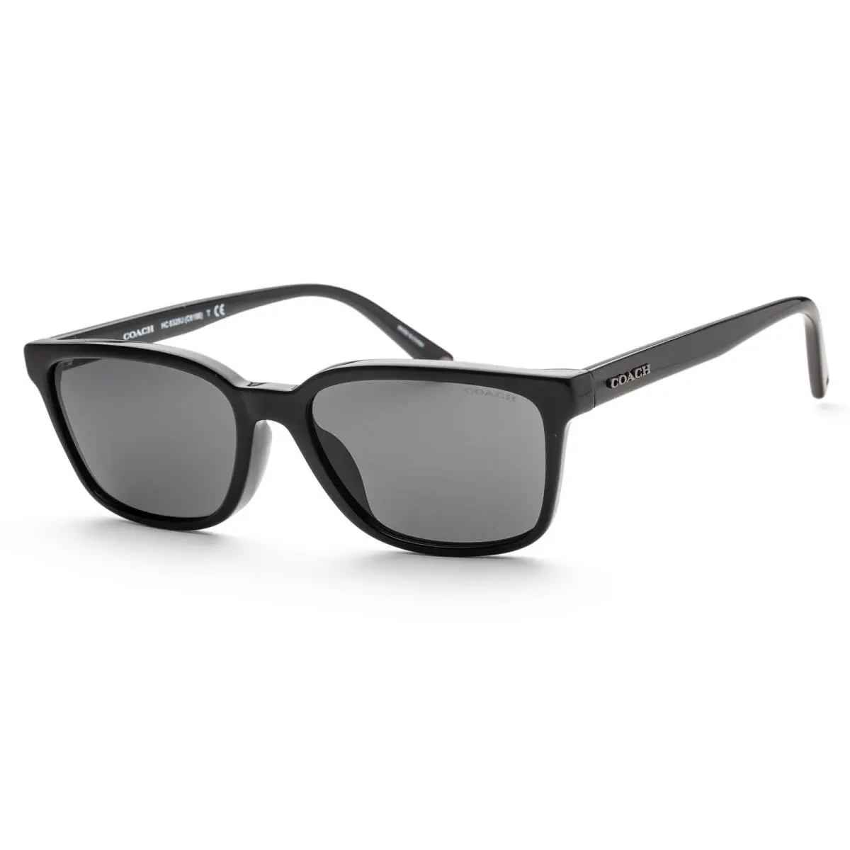 Men`s Fashion 57mm Shiny Black Sunglasses HC8328U-500287-57 by Coach