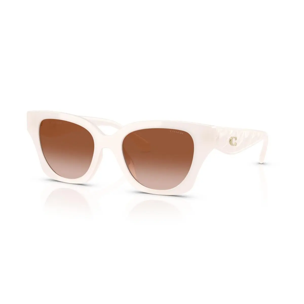 8418U Cad18 Sunglasses 580513 White by Coach