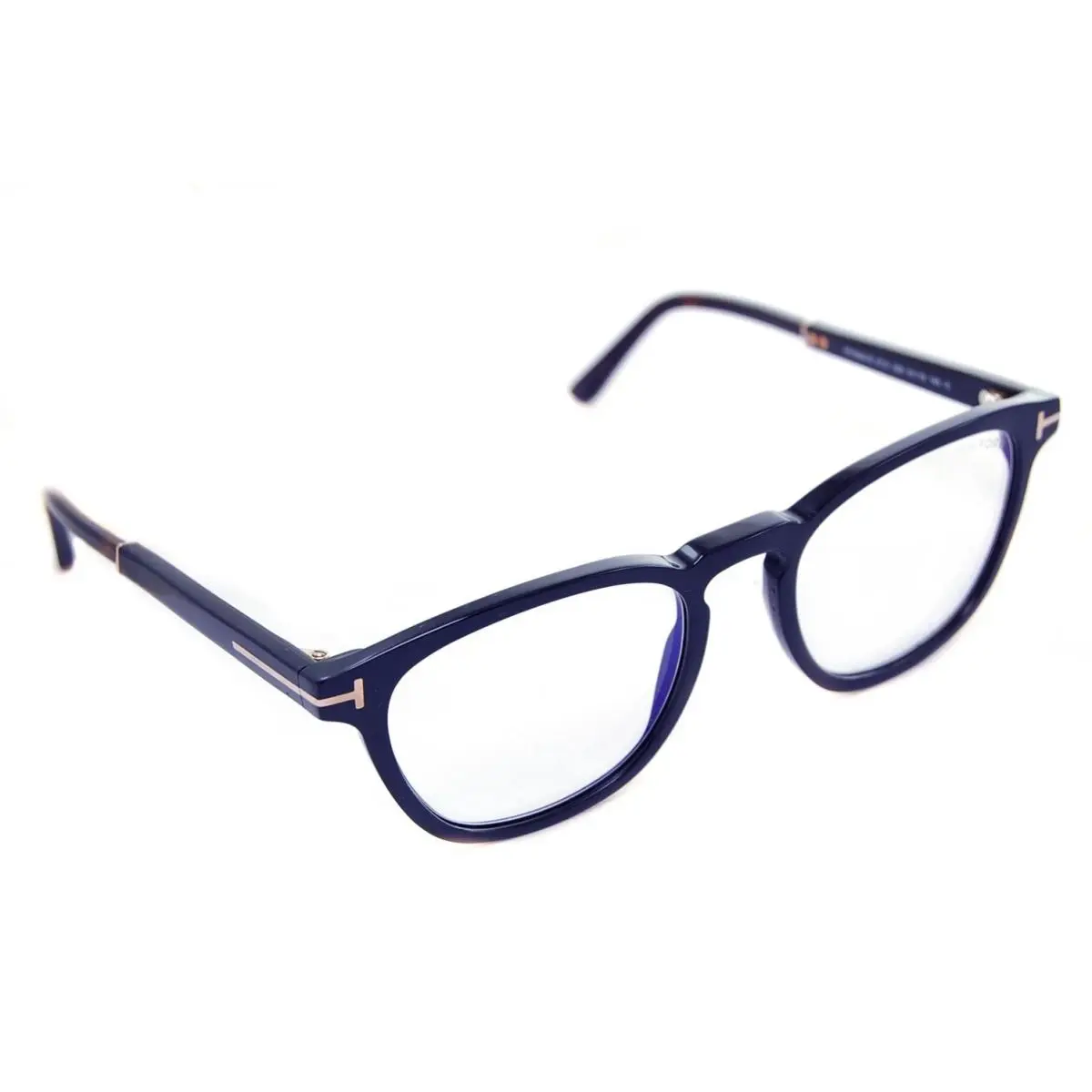 Blue Block FT5890 005 51mm Mens Eyeglasses Square Plastic Frames Black by Tom Ford