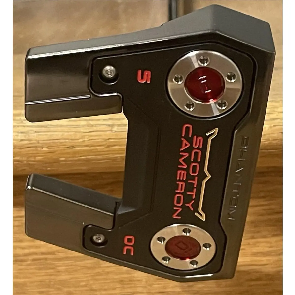 Scott  - Phantom 5 OC - 2026 - SCS - Xtreme Dark Finish - DLC - Red, Lie Angle: Black 0