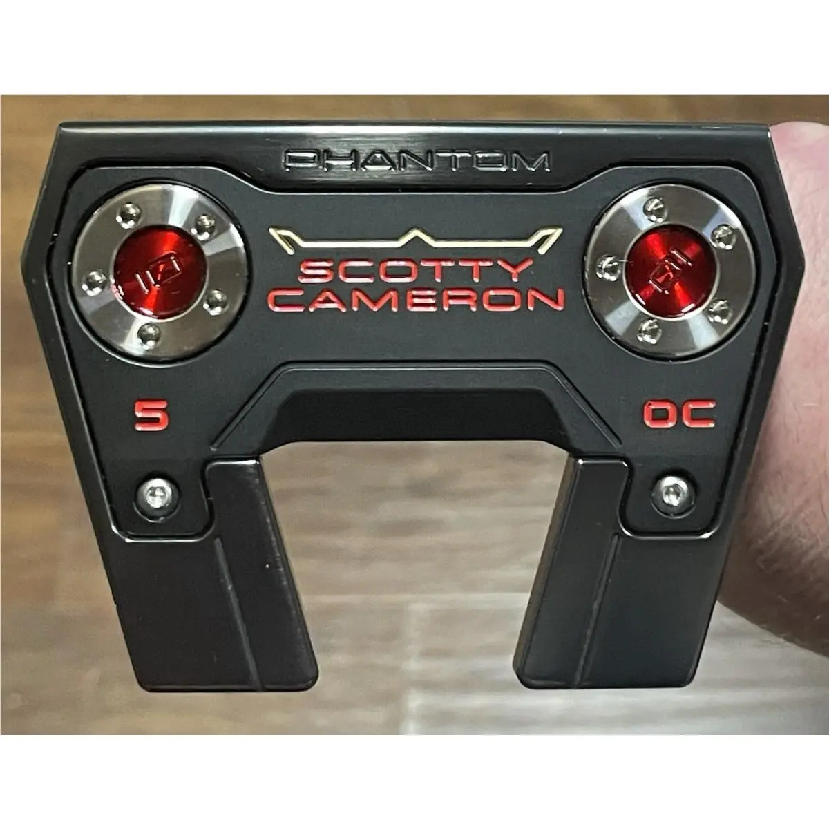 Scott  - Phantom 5 OC - 2026 - SCS - Xtreme Dark Finish - DLC - Red, Lie Angle: Black 2