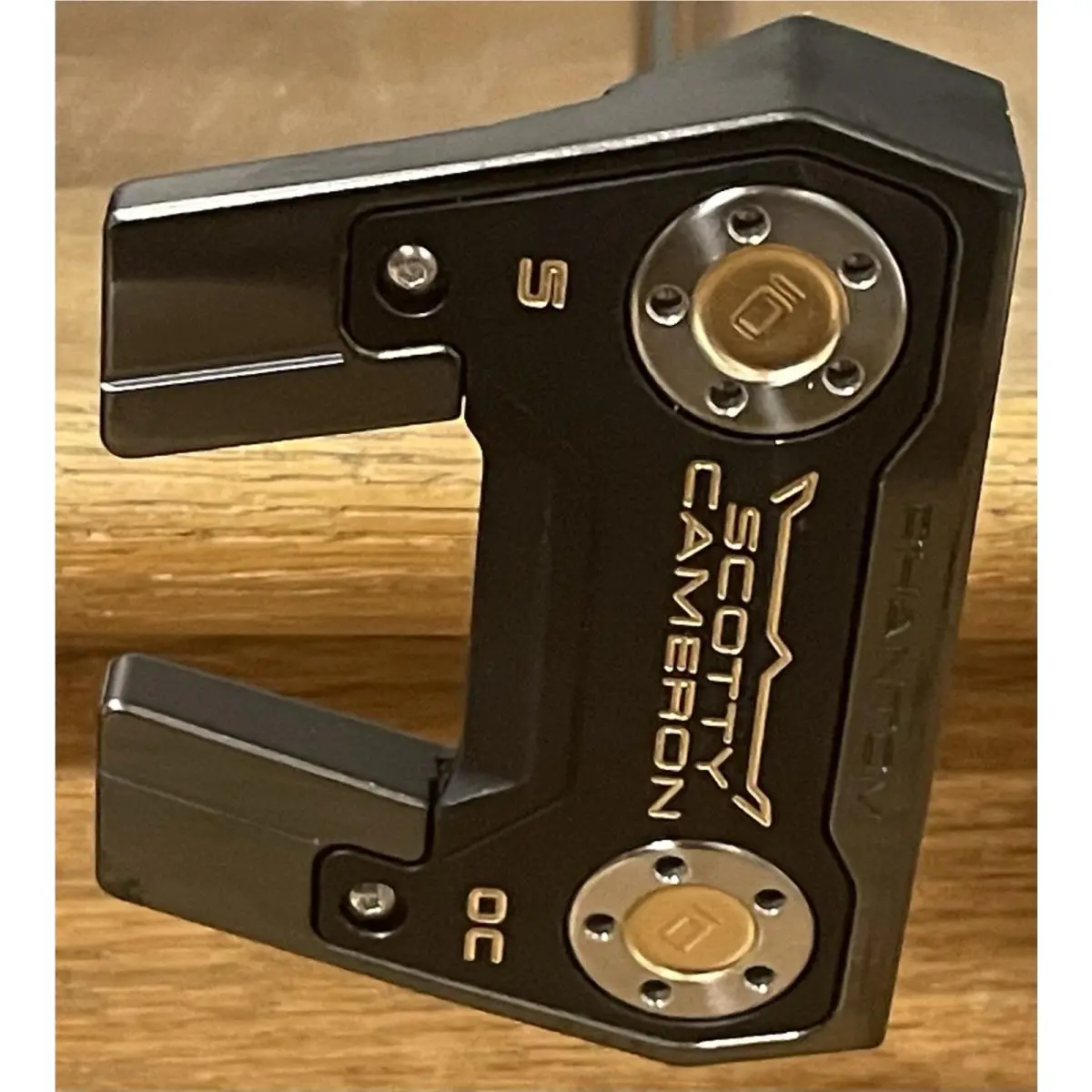 Scott  - Phantom 5 OC - 2026 - SCS - Xtreme Dark Finish - DLC - Gold, Lie Angle: Black 0