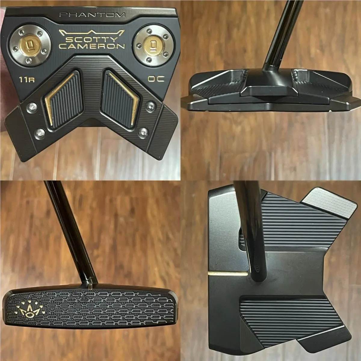 Scotty Cameron Phantom 11R OC Putter - LH - - Xtreme Dark Finish - Gld