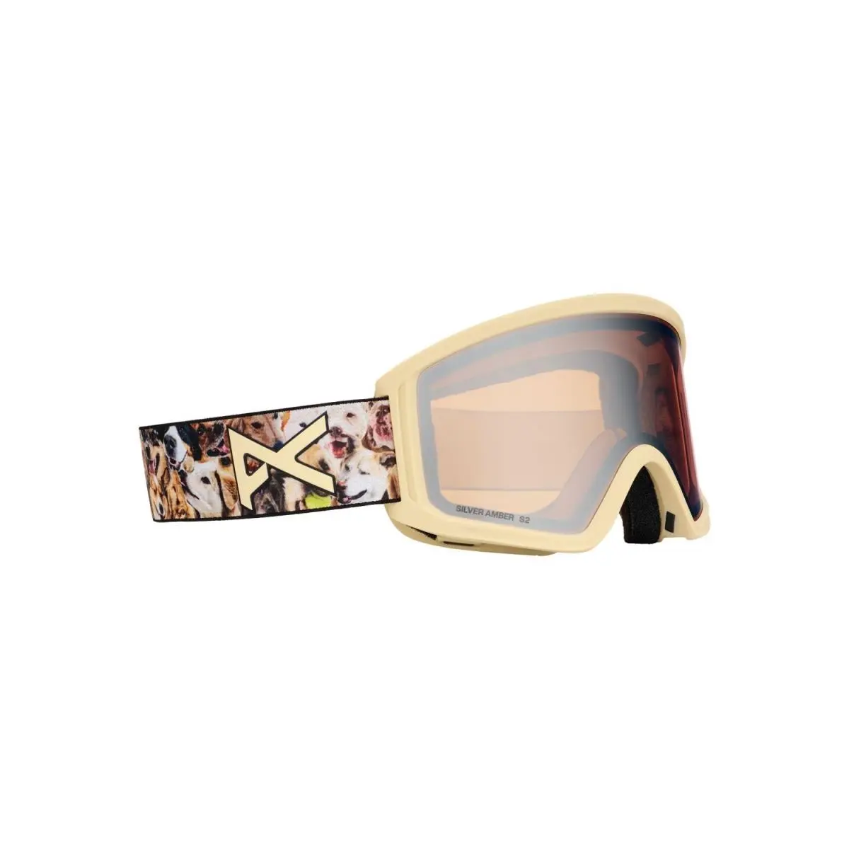 Anon Tracker 2.0 Snow Goggles Shop Dogs Frame Silver Amber Lens
