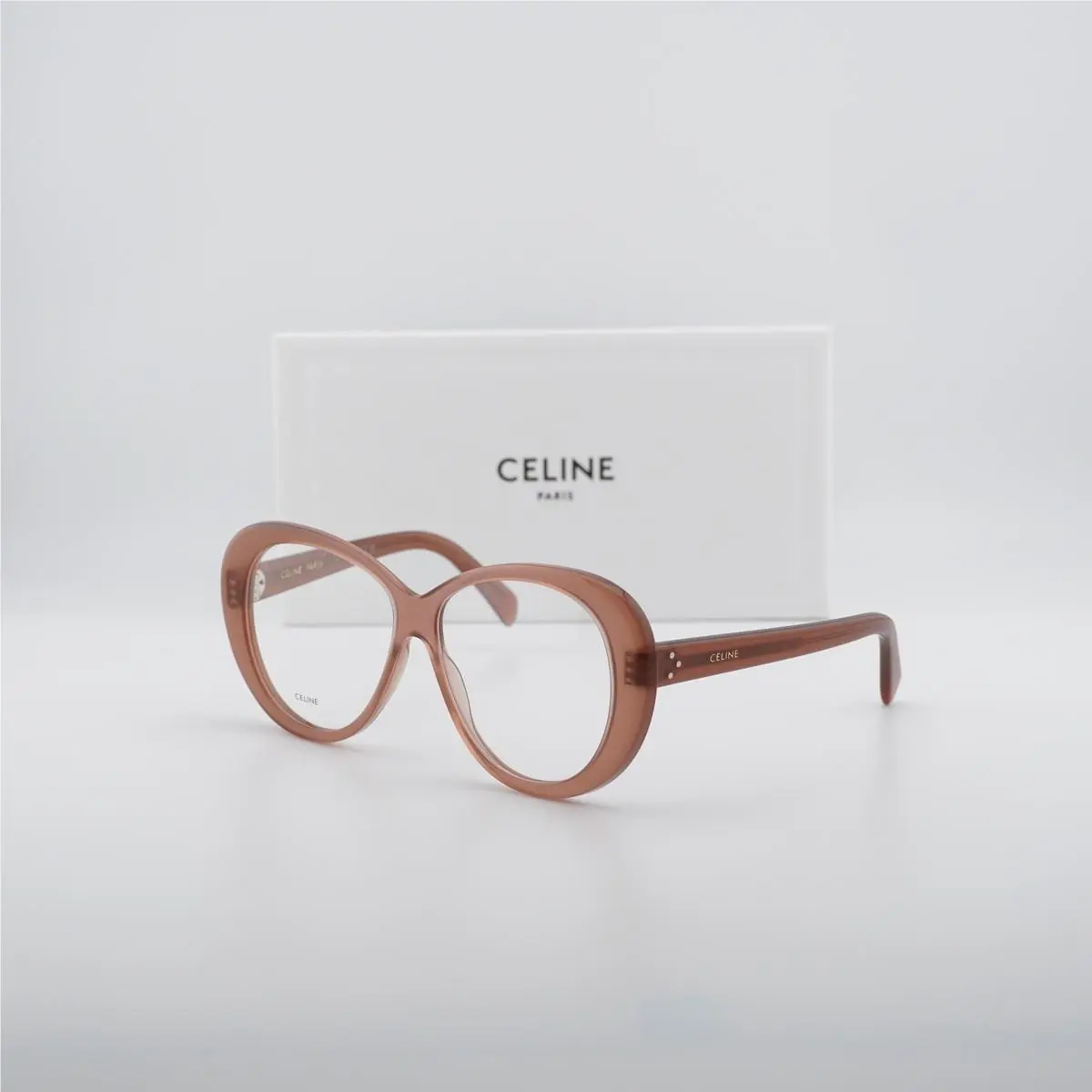 CL50150I 045 Shiny Light Brown 57mm Eyeglasses by Celine