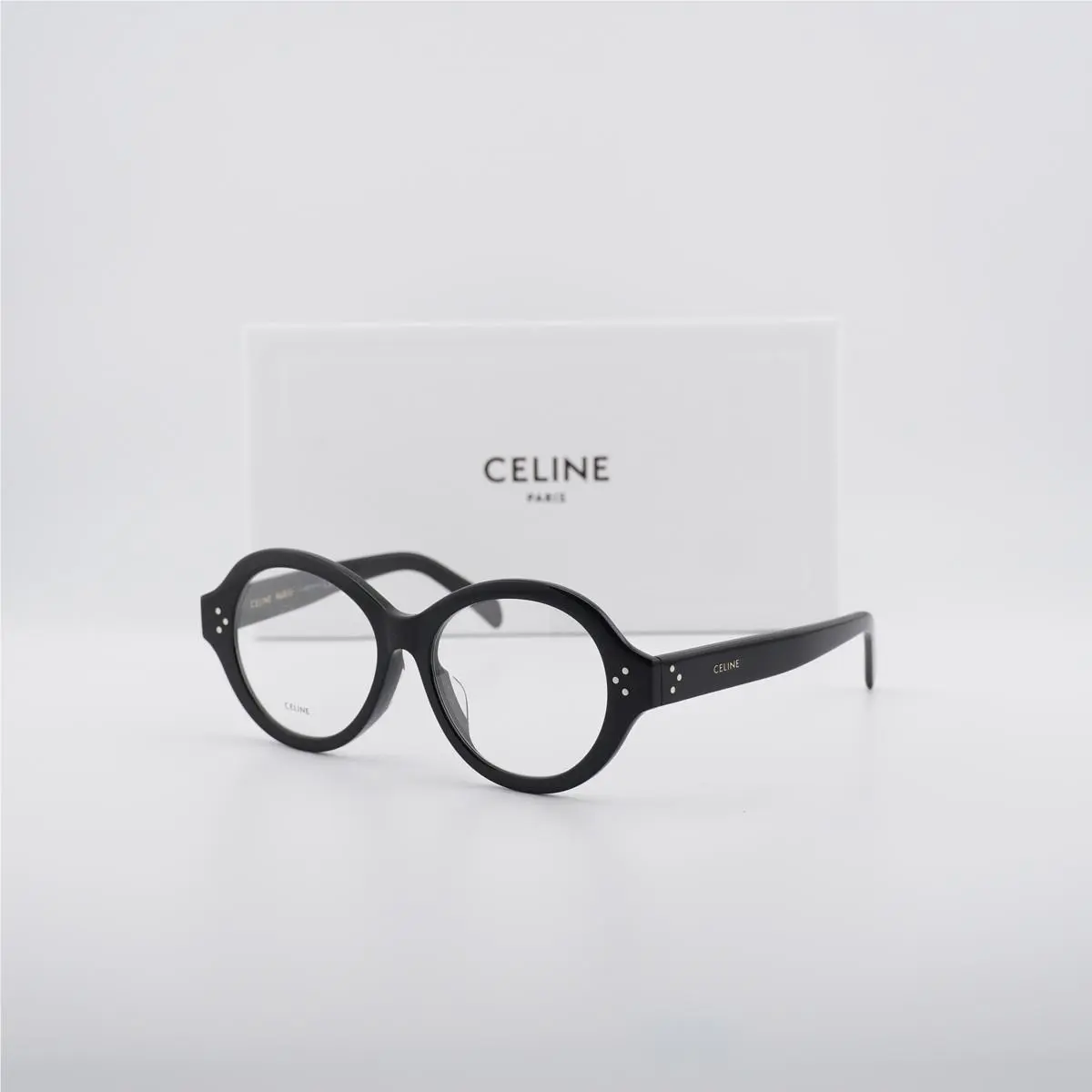 CL50157F 001 Shiny Black 52mm Eyeglasses by Celine