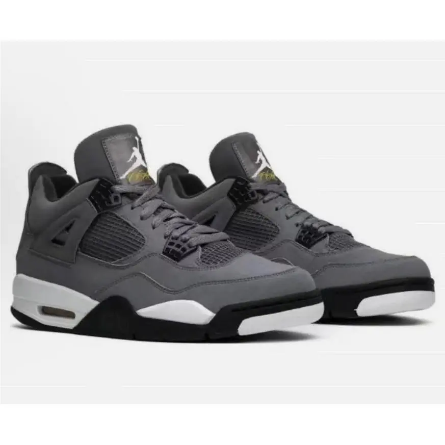 Nike Air Jordan 4 Retro Cool Gray Men`s Mid Top Basketball Shoes Size 7-12
