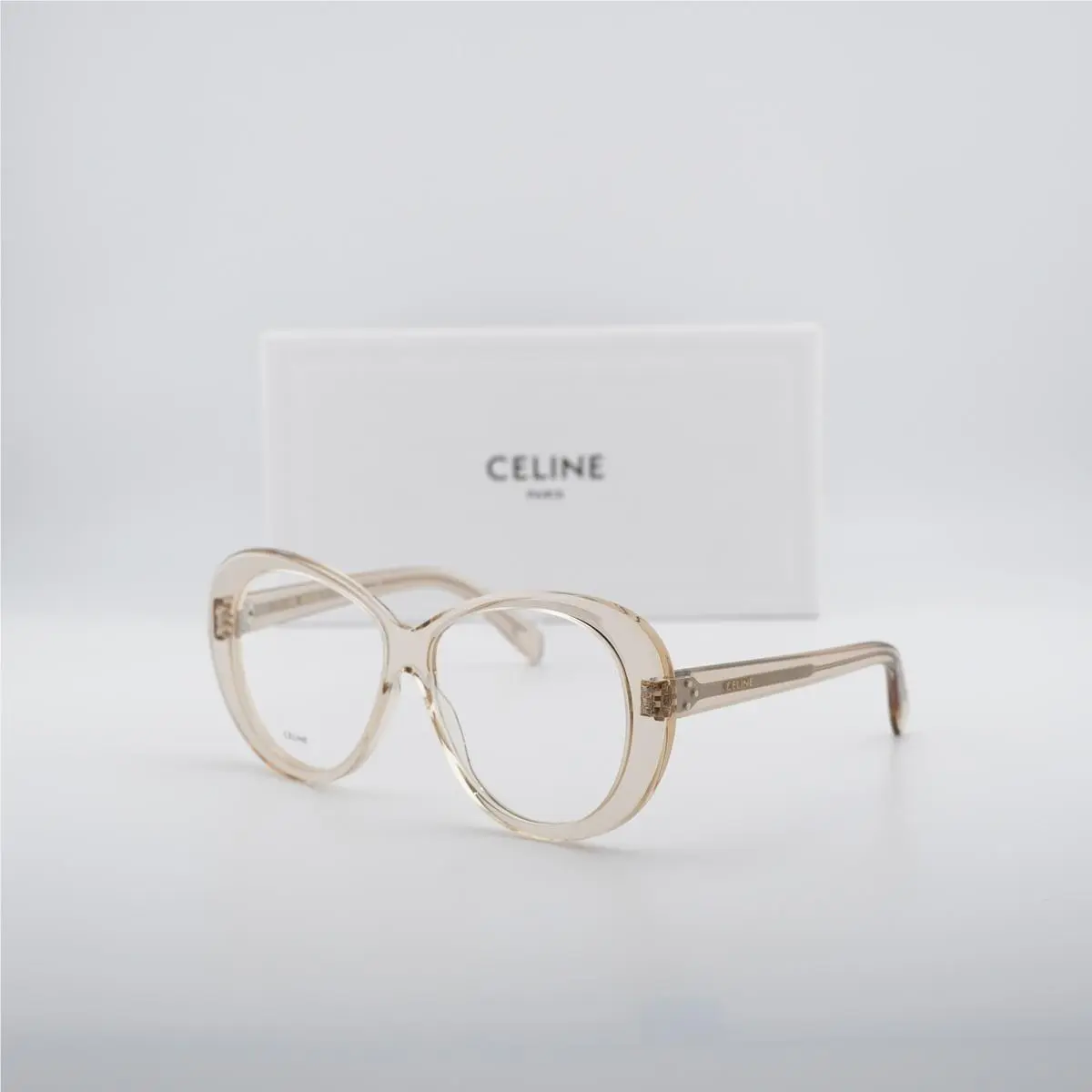 CL50150I 057 Shiny Beige 57mm Eyeglasses by Celine
