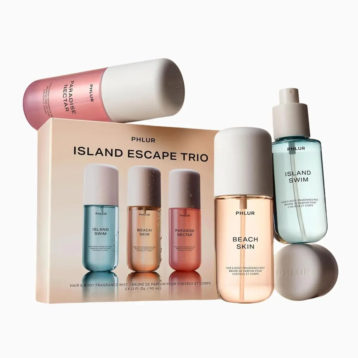 Island Escape Body Mist Set 3oz Each - Hair and Body Perfume by Phlur