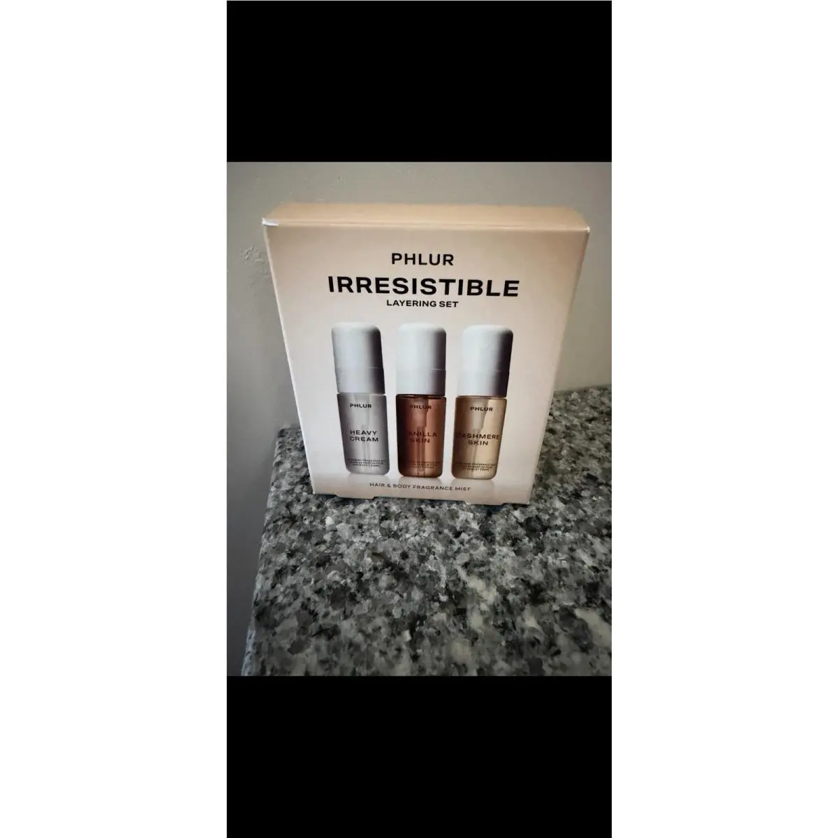 Irresistible Layering Set Heavy Cream Vanilla Cashmere Skin 1 fl oz ea by Phlur