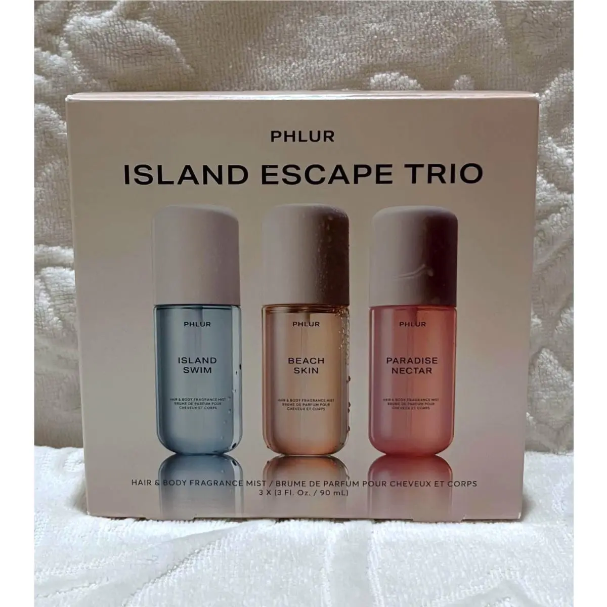 Island Escape Trio Body Mist Set Island Swim Beach Skin 3 x 3 fl oz by Phlur