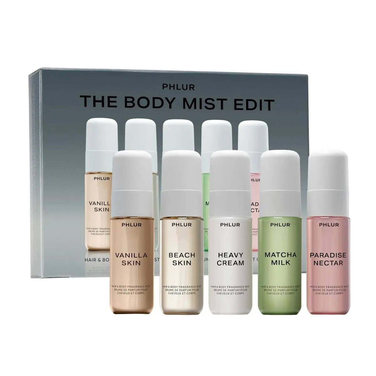 Body Mist Discovery Set of 5 1 Fl Oz Each Hair and Body Perfume by Phlur