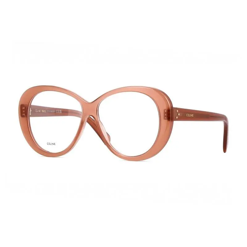 CL50150I 045 Women’s Designer Eyeglasses Shiny Light Brown Frame by Celine
