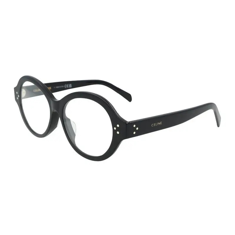 CL50157F 001 Women’s Designer Eyeglasses Shiny Black Acetate Frames by Celine