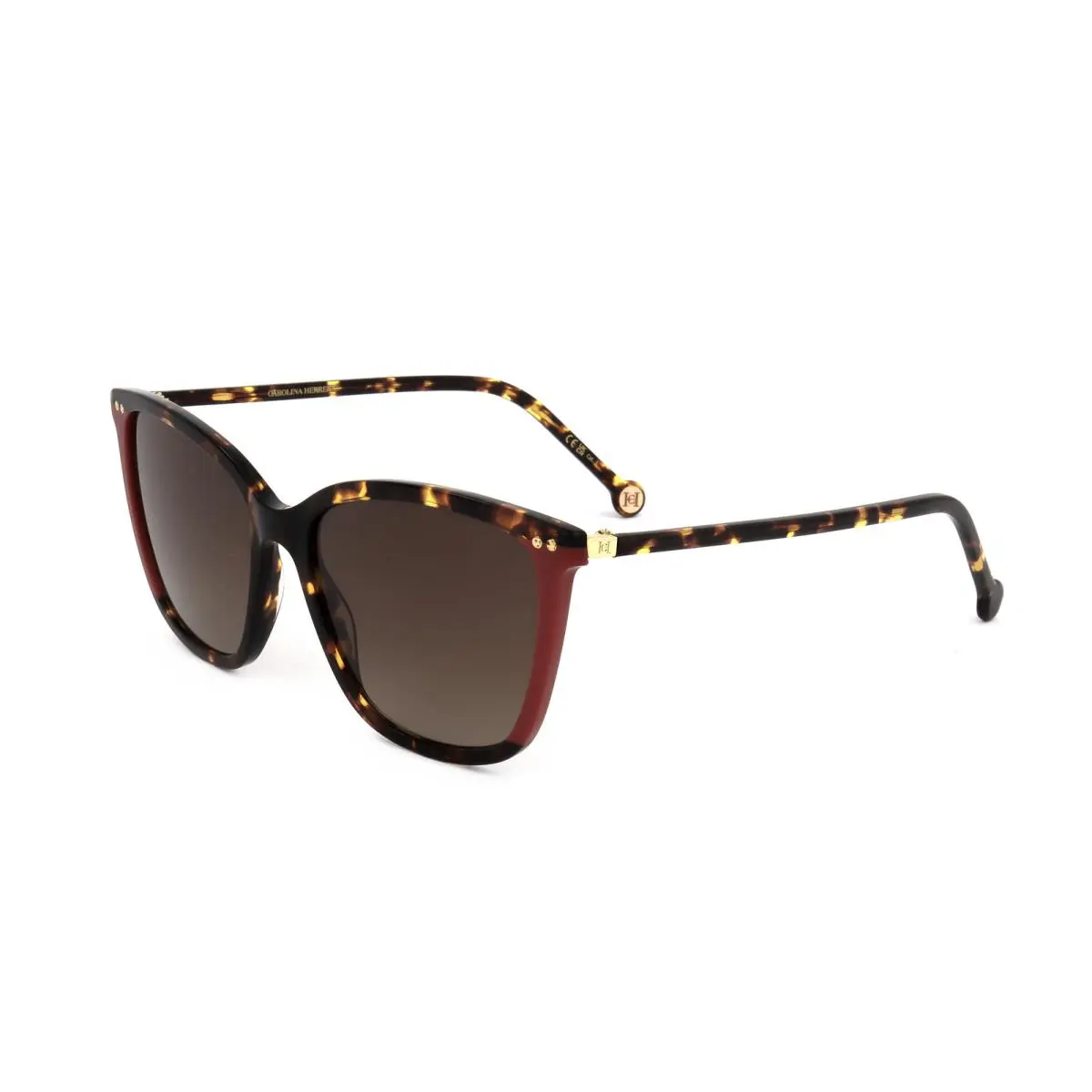 Women`s 55 mm Havana Red Sunglasses HER0245-S-O63-55 by Carolina Herrera