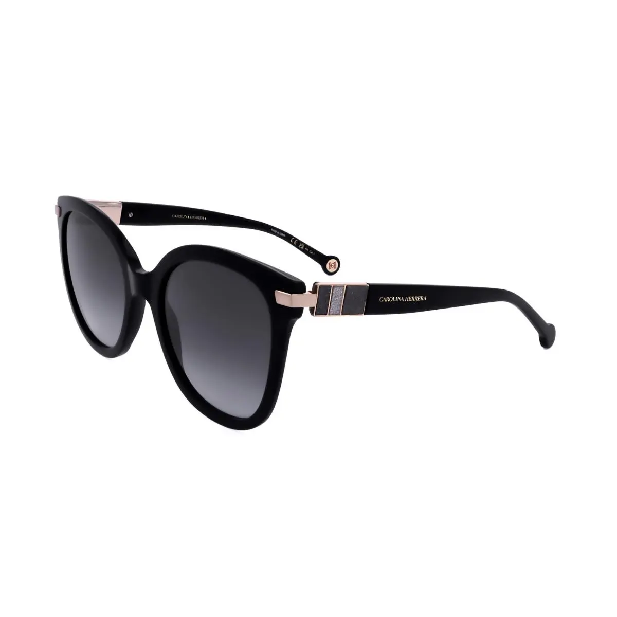 Women`s 55 mm Black Sunglasses HER0134-S-807-55 by Carolina Herrera