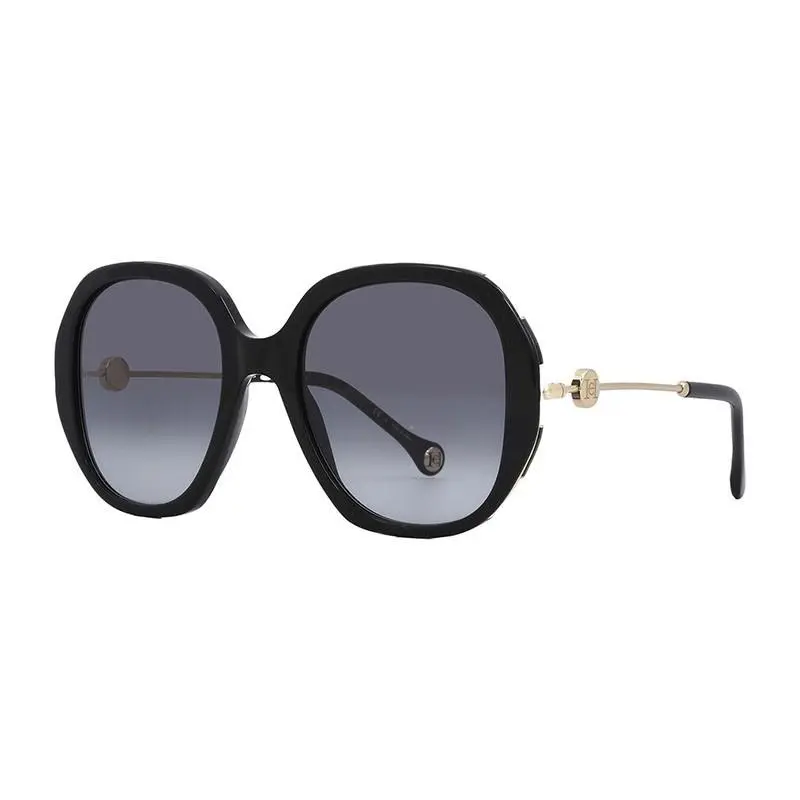 Ch 0019/S Sunglasses Sun Glasses 08079O 54mm Women Black by Carolina Herrera