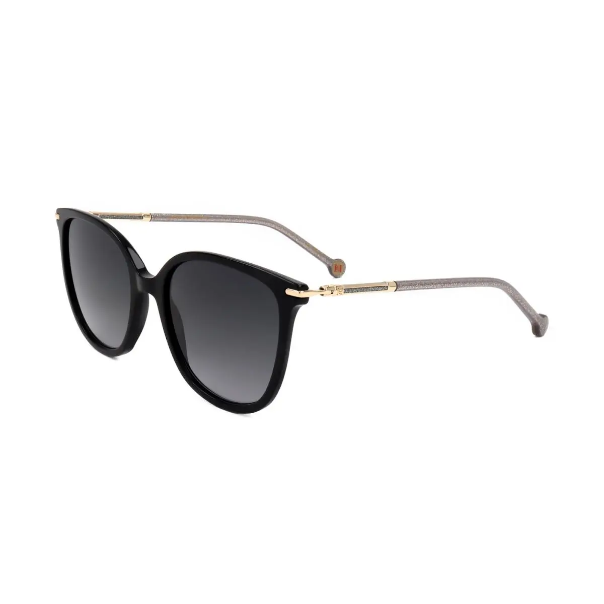 Women`s 55 mm Black Glitter Black Sunglasses HER0229-S-P9X-55 by Carolina Herrera