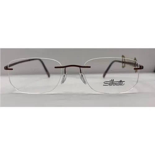 5540JO 6140 Simply Brown Eyeglasses 51 19 135 vs by Silhouette