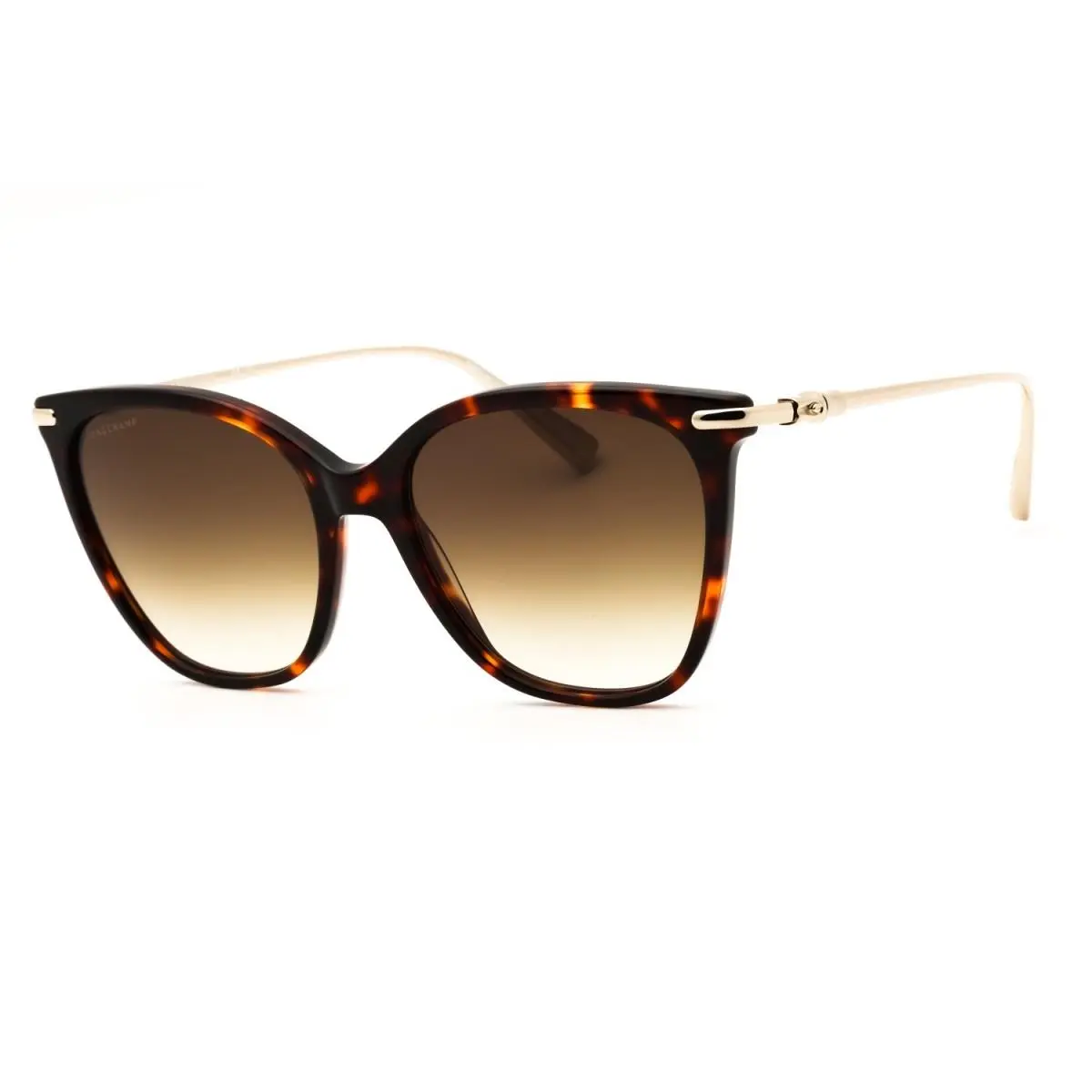 LO757S N 242 Dark Havana Green/brown Gradient 55-17-145 Sunglasses by Longchamp