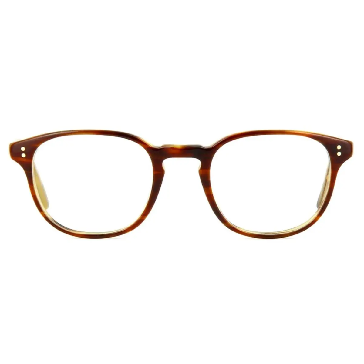 OV5219 1310 Fairmont 49mm Brown Beige Eyeglasses Frames Italy by Oliver Peoples