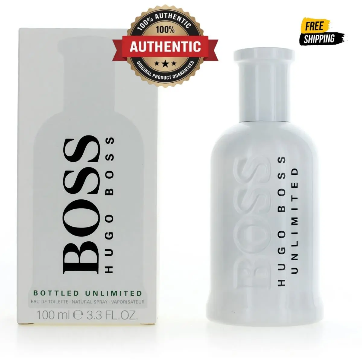 Boss Bottled Unlimited  3.3 oz Edt Spray For Men by Hugo Boss