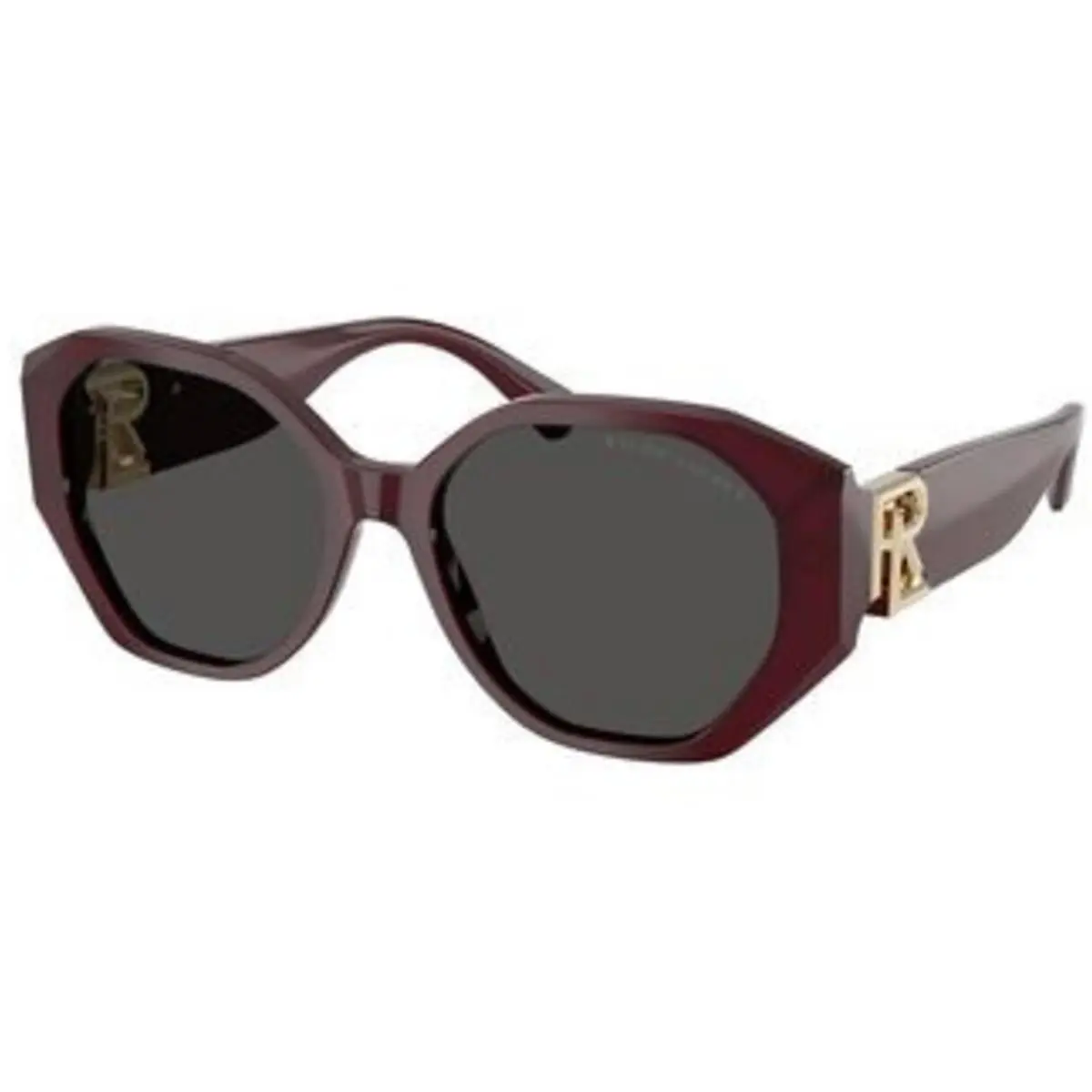 Ralph Lauren RL 8220 Solid Bordeaux / Dark Grey 508387 Size 54 Sunglasses