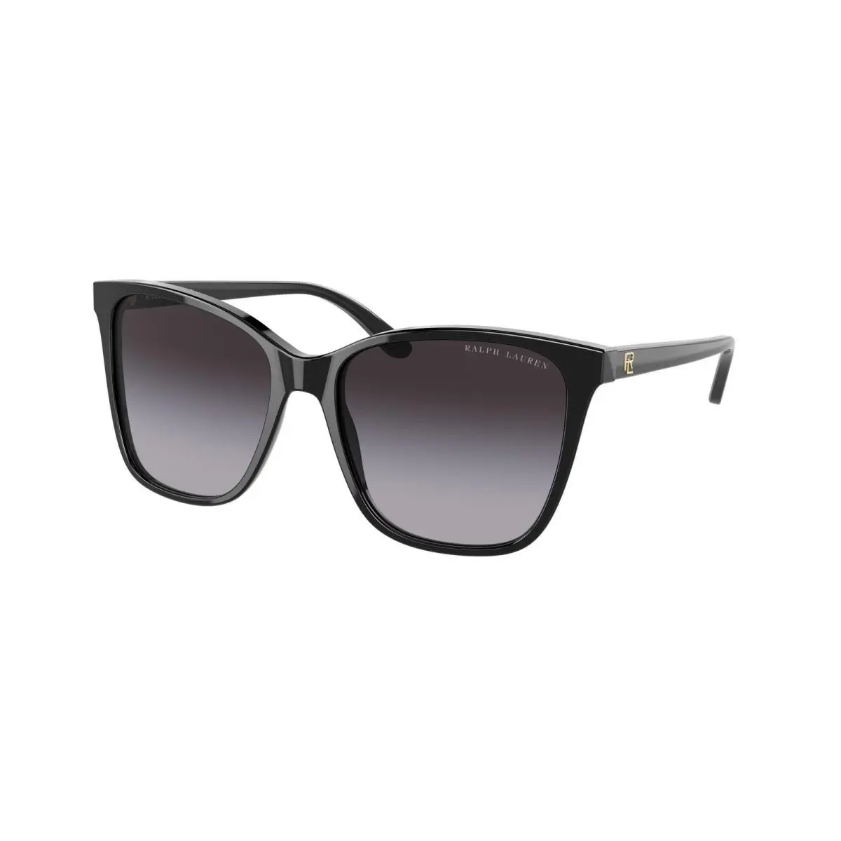 Ralph Lauren RL 8201 Shiny Black Gradient Grey 50018G Size 56 Sunglasses