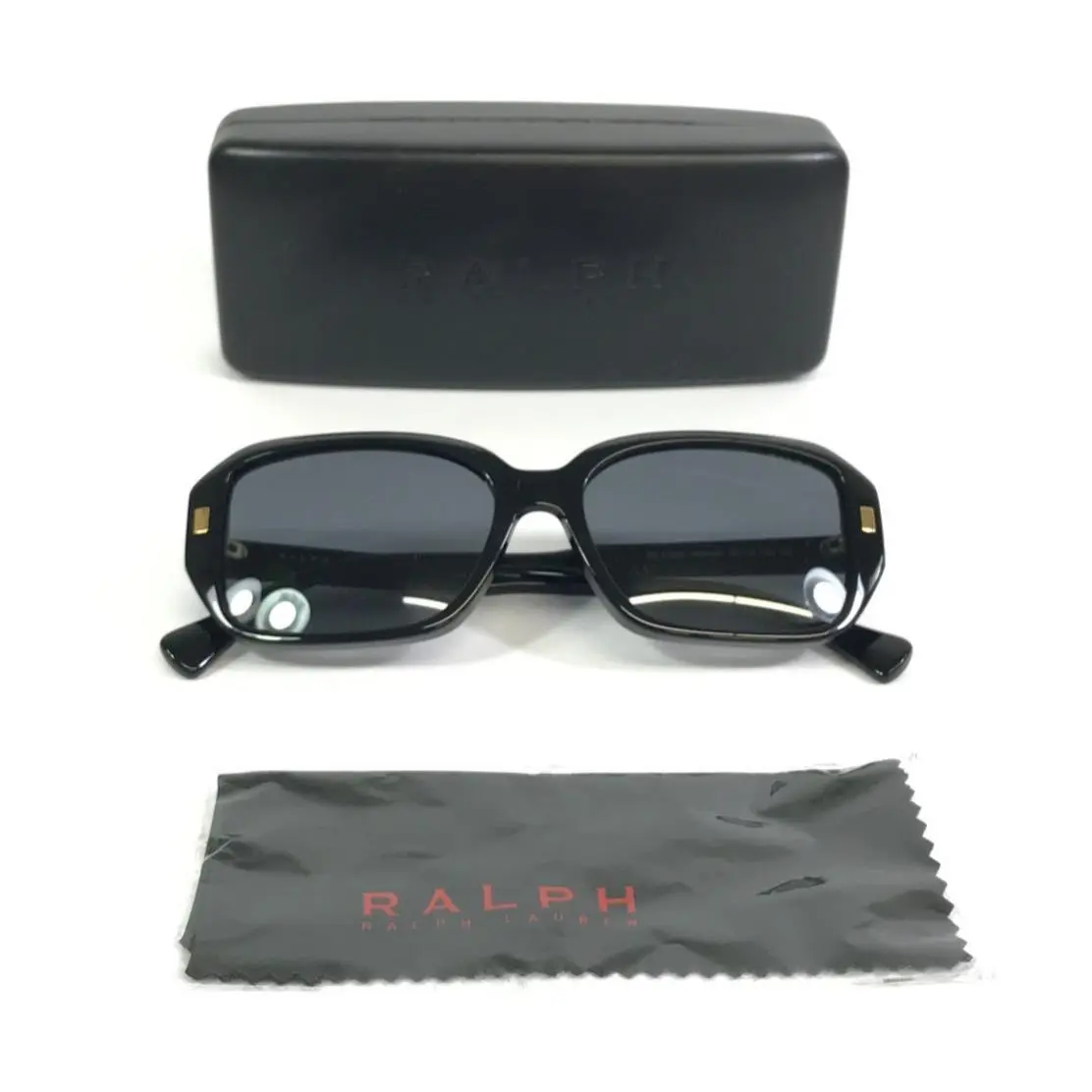 Ralph Lauren Sunglasses RA5325U 5001/87 Shiny Black Frames w/ Light Gray Lenses