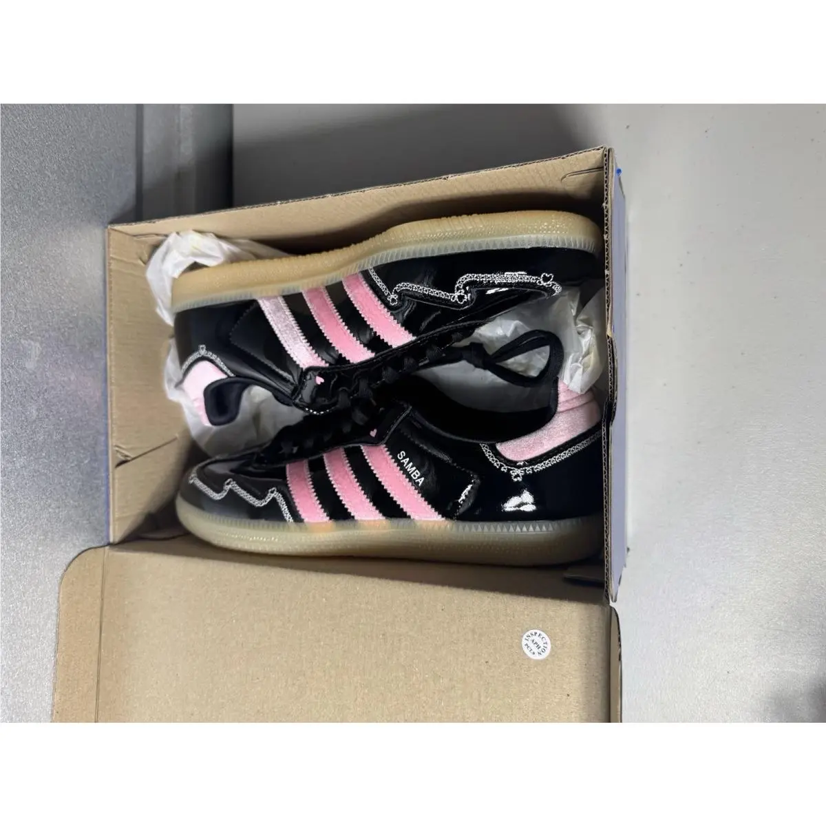 Adidas shoes - adidas Samba OG - Samba - KH9154 - Black, Pink 4