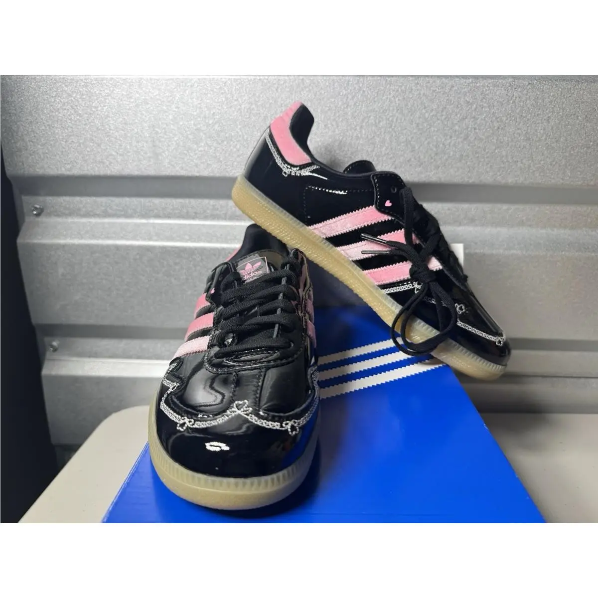Adidas shoes - adidas Samba OG - Samba - KH9154 - Black, Pink 8