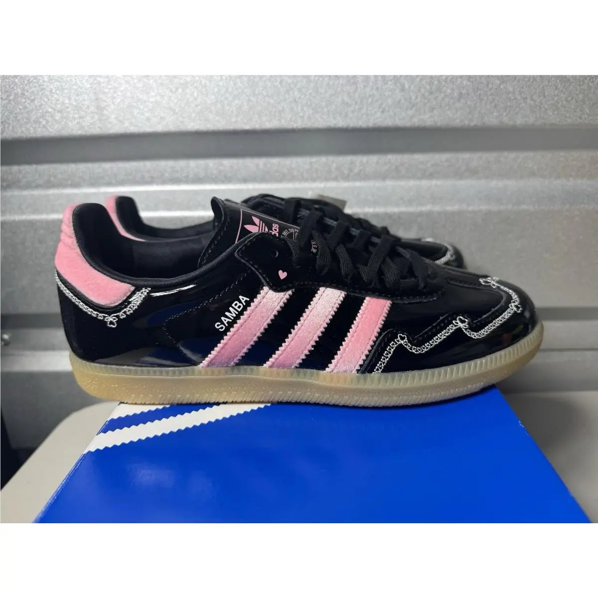 Adidas shoes - adidas Samba OG - Samba - KH9154 - Black, Pink 9