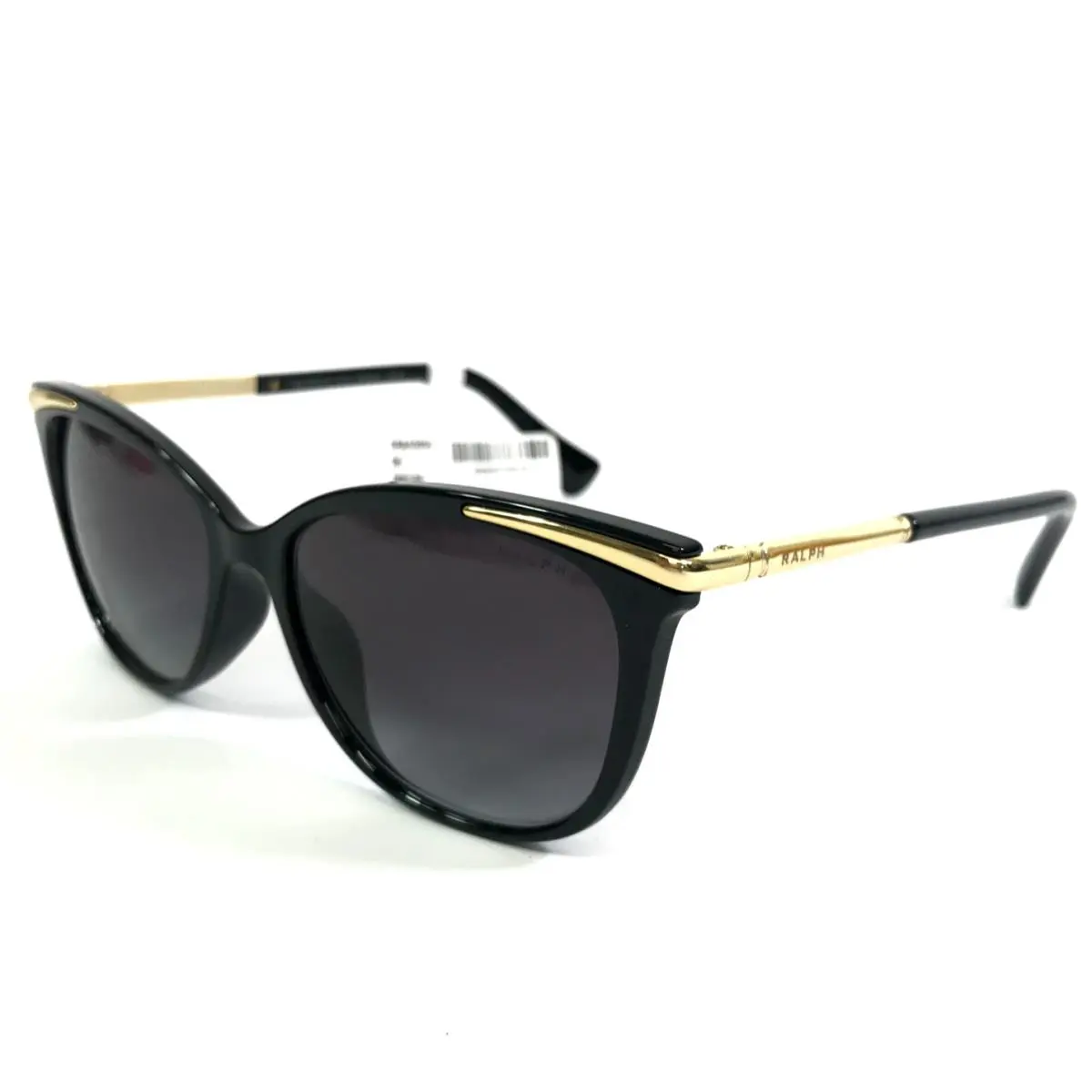 Ralph Lauren Sunglasses 5309U 50018G Black Gold Frames with Gray Gradient Lenses
