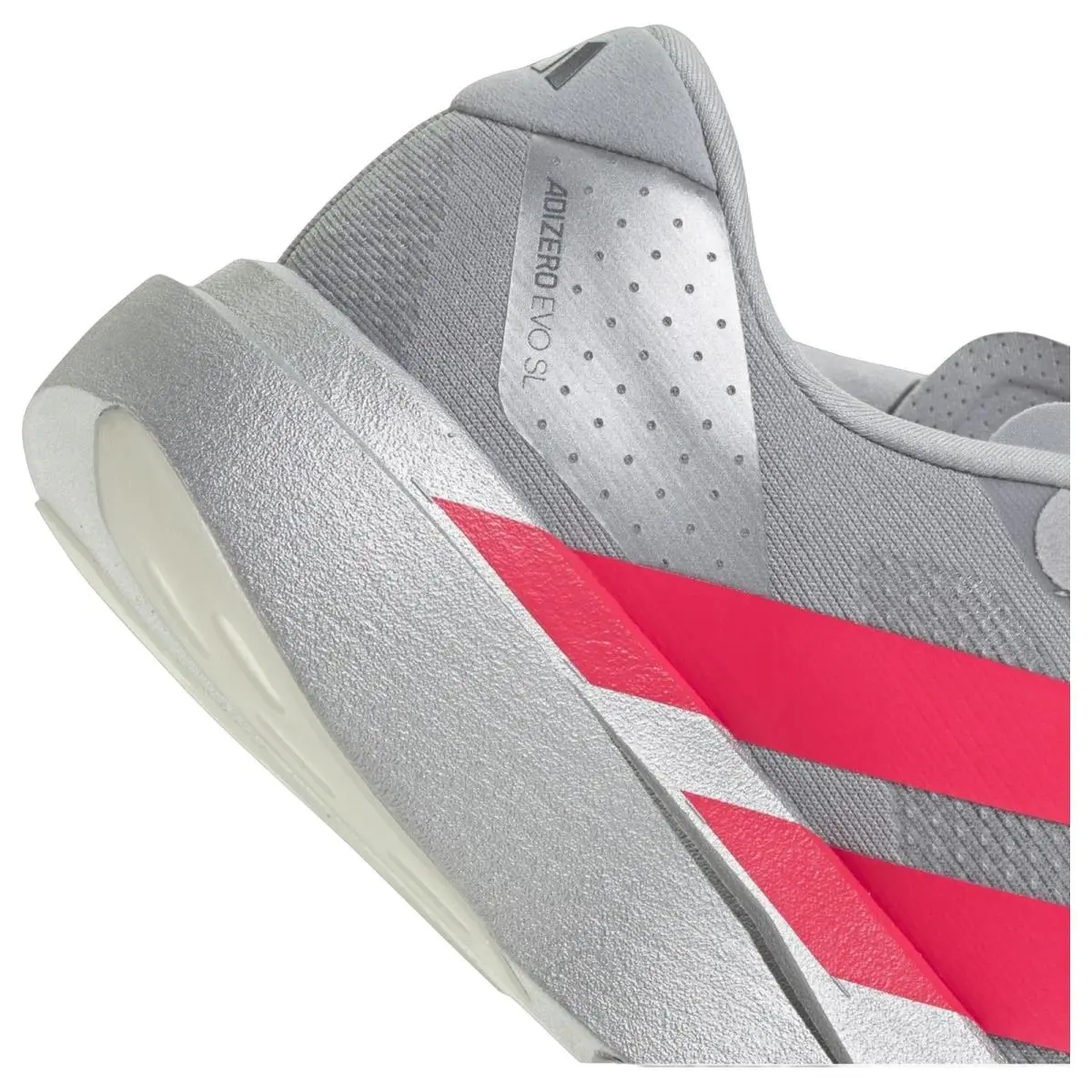 Adidas shoes - Adizero Evo Sl Woven - Adizero Evo Woven - KH9494 - Silver/Red/Iron 6