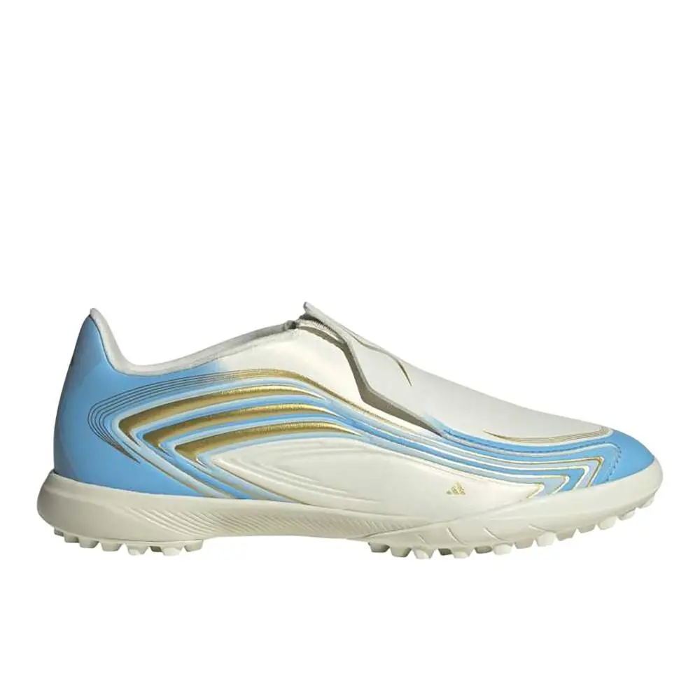 Adidas shoes - adidas F50 Messi League Laceless Turf Soccer Cleats - SB1158-KK1372 - Beige 7
