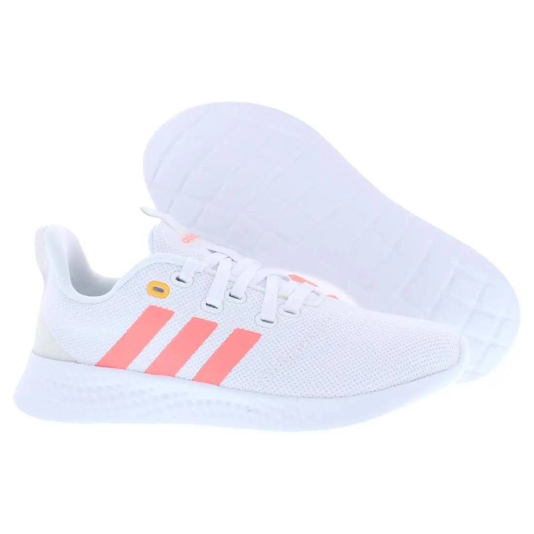 Adidas shoes - Cloud White/Acid Red/Flash Orange, Main: White 3