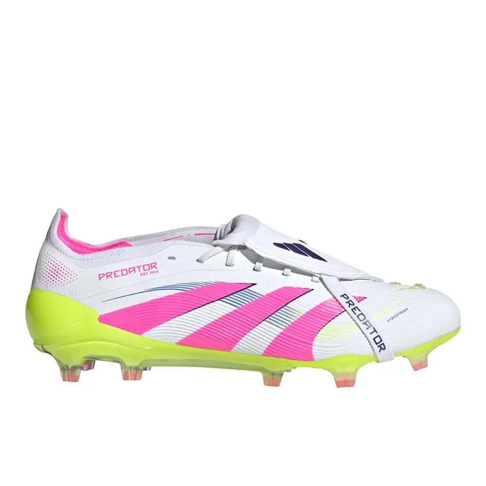 Adidas shoes - adidas Predator Elite FoldOver Tongue Firm Ground - ID8967-A - Pink, White 7