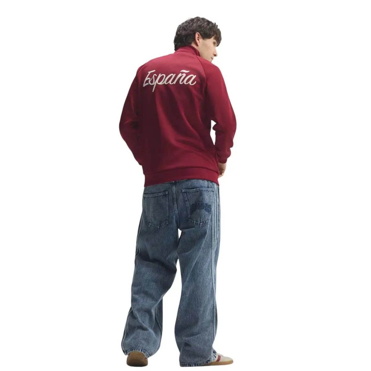 Adidas clothing - Spain Track Suit - Spain Track Suit - Burgundy 4