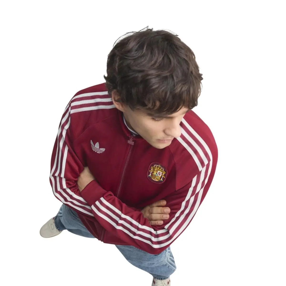 Adidas clothing - Spain Track Suit - Spain Track Suit - Burgundy 5