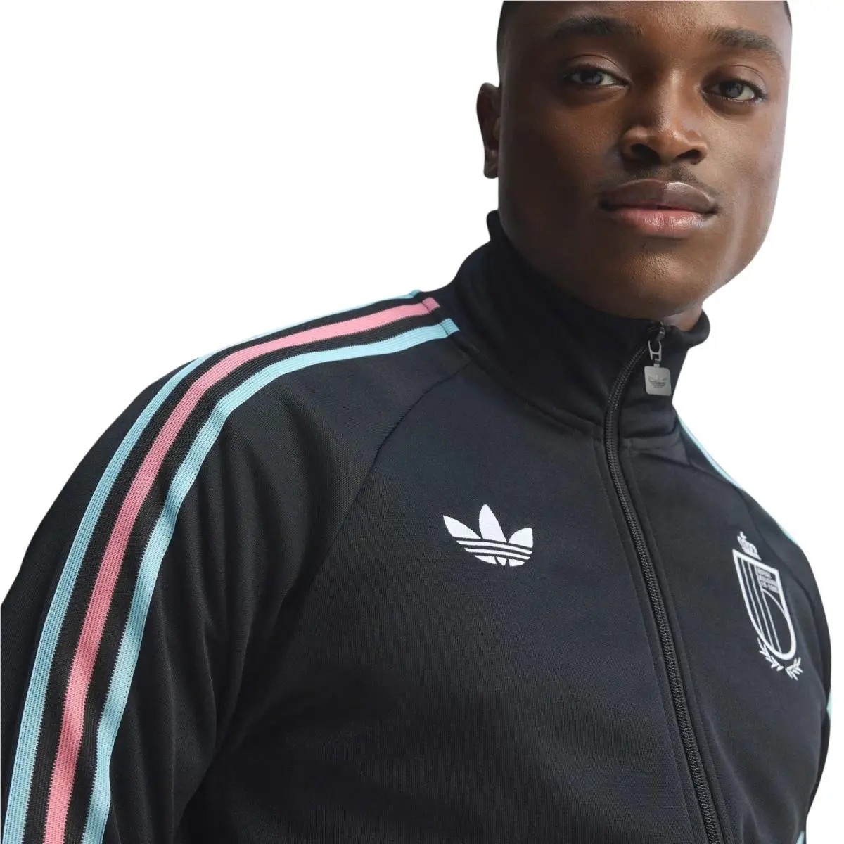 Adidas clothing - Adidas Originals Belgium Track Top - JZ2206 - Black 4