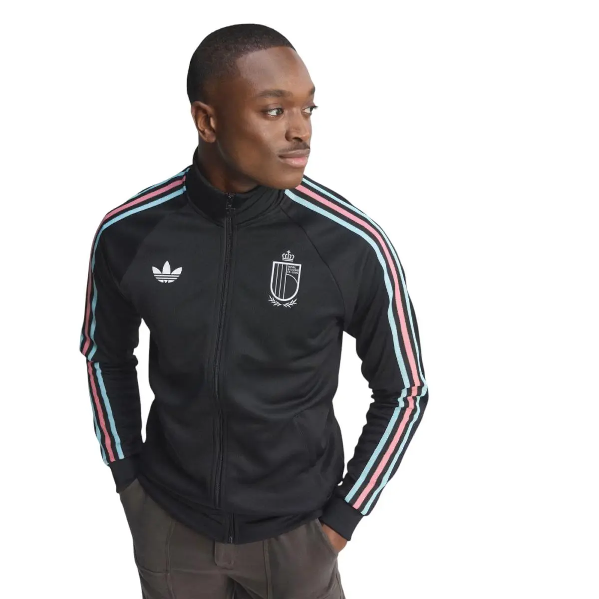 Adidas clothing - Adidas Originals Belgium Track Top - JZ2206 - Black 8